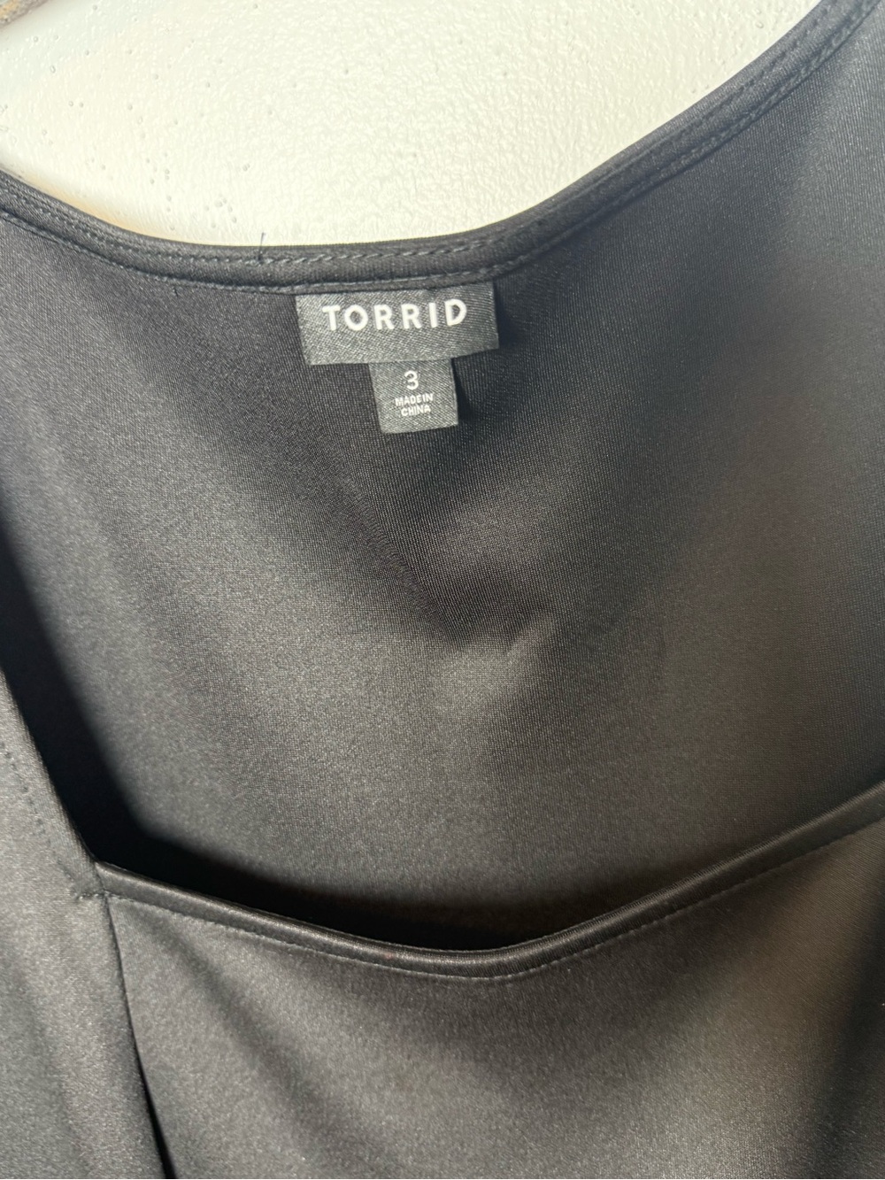 torrid Black Sleeveless Scuba Fit-and-Flare Dress - Picture 6 of 7